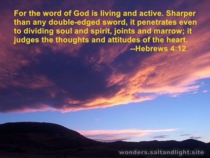 Hebrews 4:12