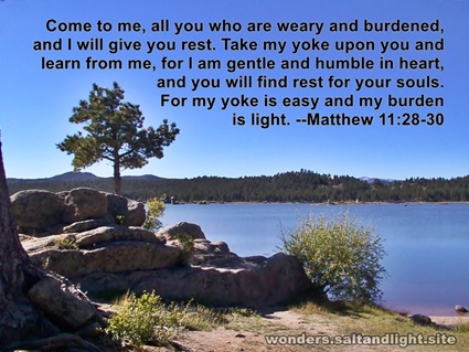 Matthew 11:28-30
