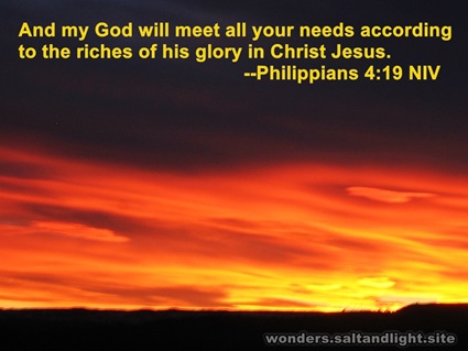 Philippians 4:19