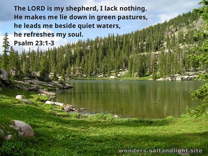 Psalm 23:1-3