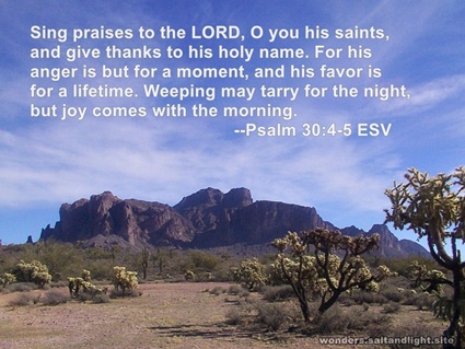 Psalm 30:4-5