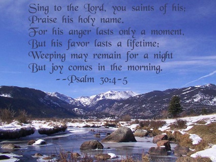Psalm 30:4-5 thumbnail