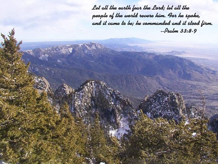 Psalm 33:8-9 thumbnail