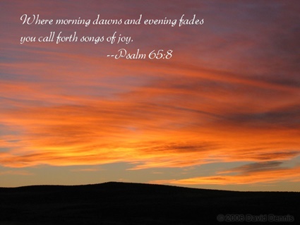 Psalm 65:8 thumbnail